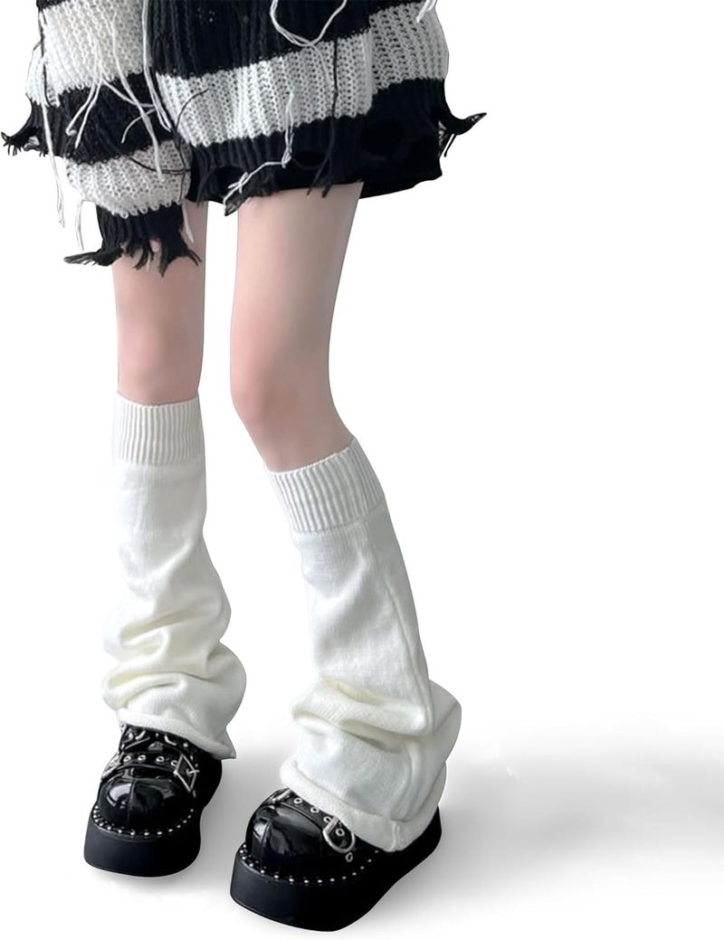 HEMOUR Leg Warmers for Women, Y2K Legwarmers Girls, Fall Winter Halloween Gifts, Harajuku Cutecore Gothic Fashion Accessories - Image 3
